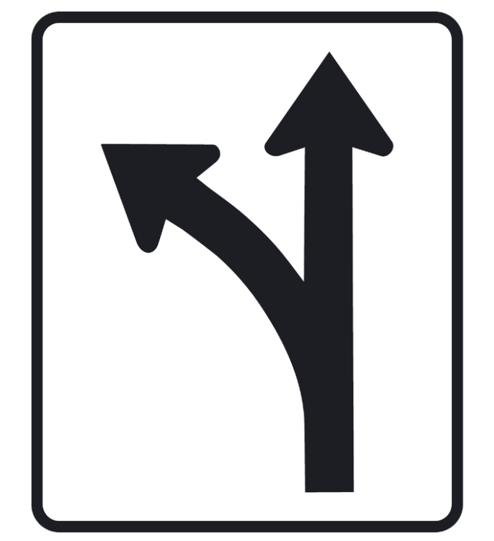 <p>Lane Use Control Sign</p>