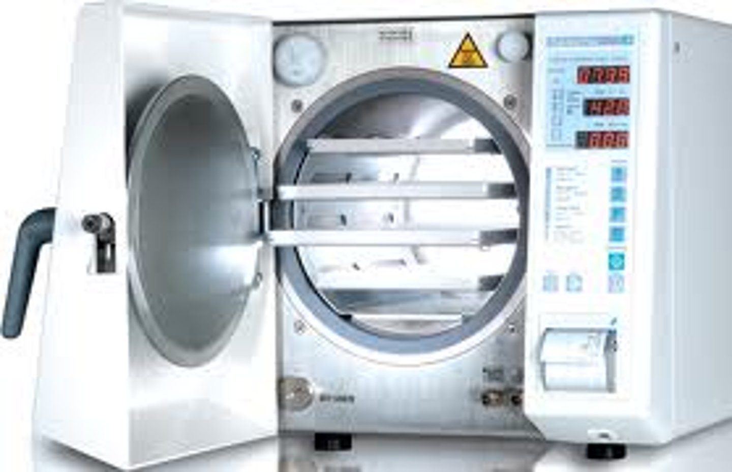 <p>a process that destroys all viable microbes, including viruses and endospores</p>
