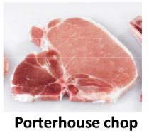 <p>Porterhouse chop</p>