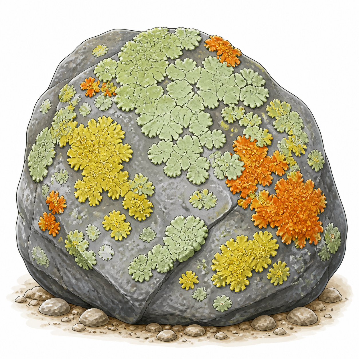 <p>A hardy organism that can grow on bare rock to start primary succession.</p>