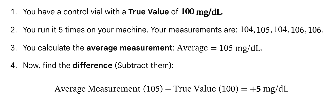 <p>What is the purpose of getting the <strong>+5mg/dL for </strong>? What does it represent?</p>