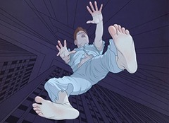 <p>bizarre experiences, such as jerking or a feeling of falling or floating weightlessly, while transitioning to sleep.</p>
