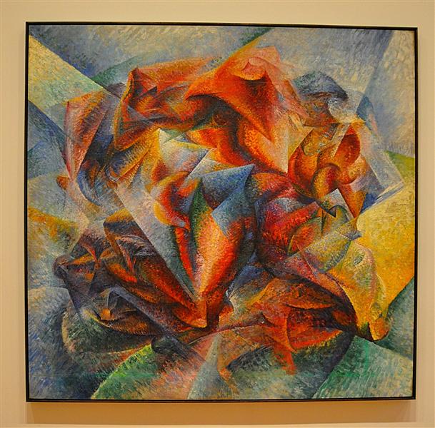 <p>Umberto Boccioni, “Dynamism of a Soccer Player,” 1913</p>