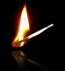 <p>to light a fire</p>
