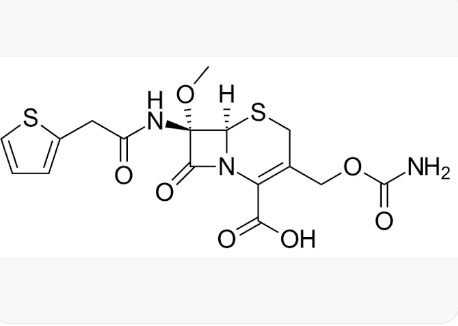 <p>Cephamycin with a C7-methoxy group; provides extreme beta-lactamase resistance.</p>