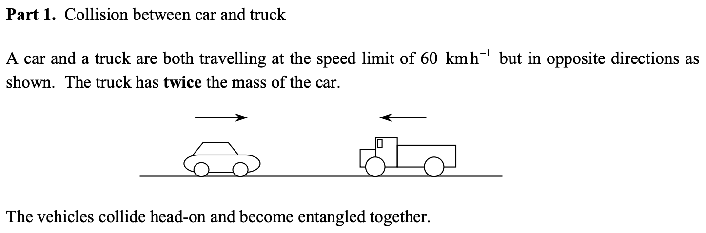 <p>f) The total kinetic energy of the system decreases as a result of the collision. Is the principle of conservation of energy violated? Explain. </p>