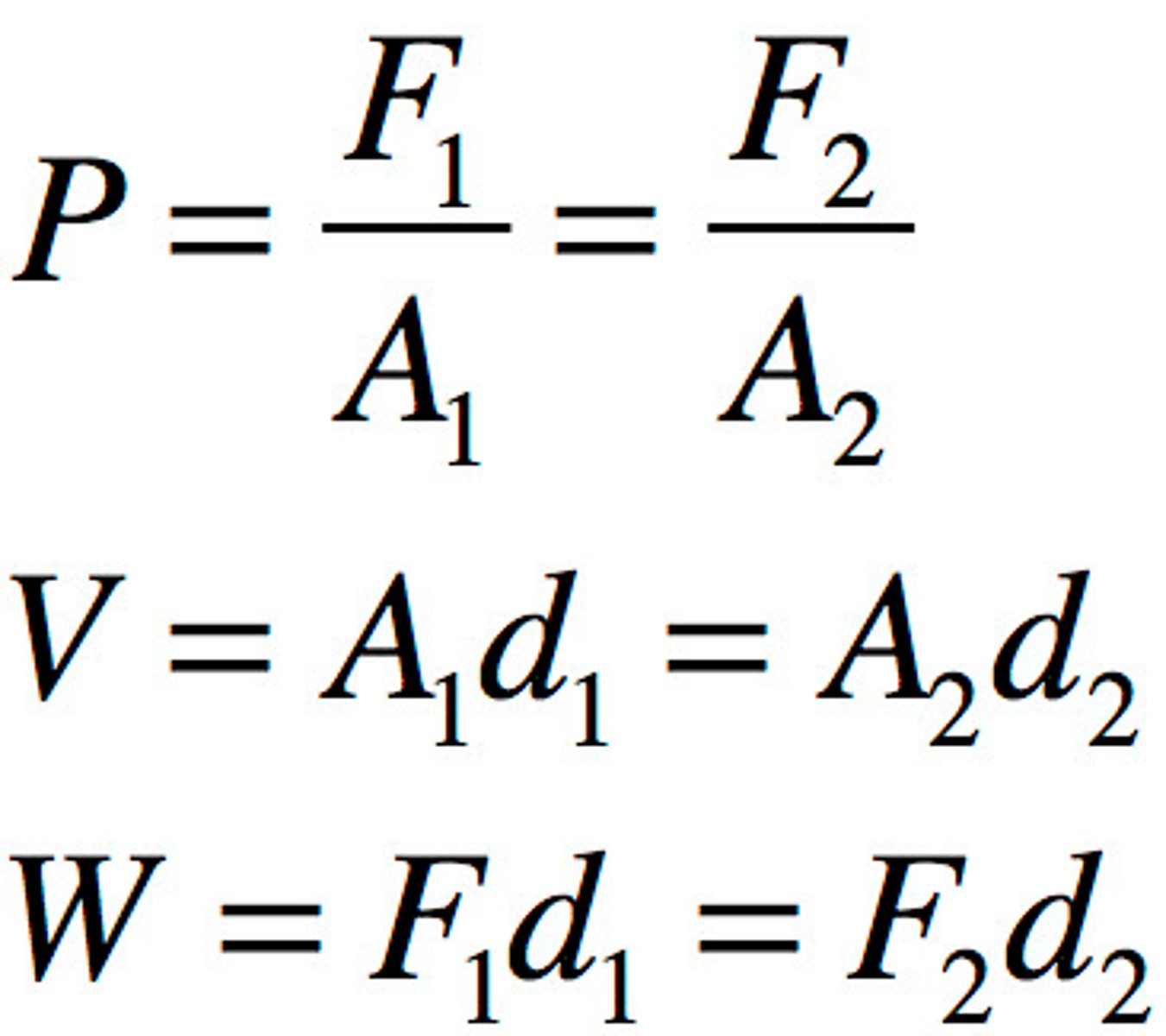 <p>When a change in pressure is applied to an inclosed fluid, that pressure change will be transmitted undiminished to every portion of the fluid and to the walls of the vessel.</p>