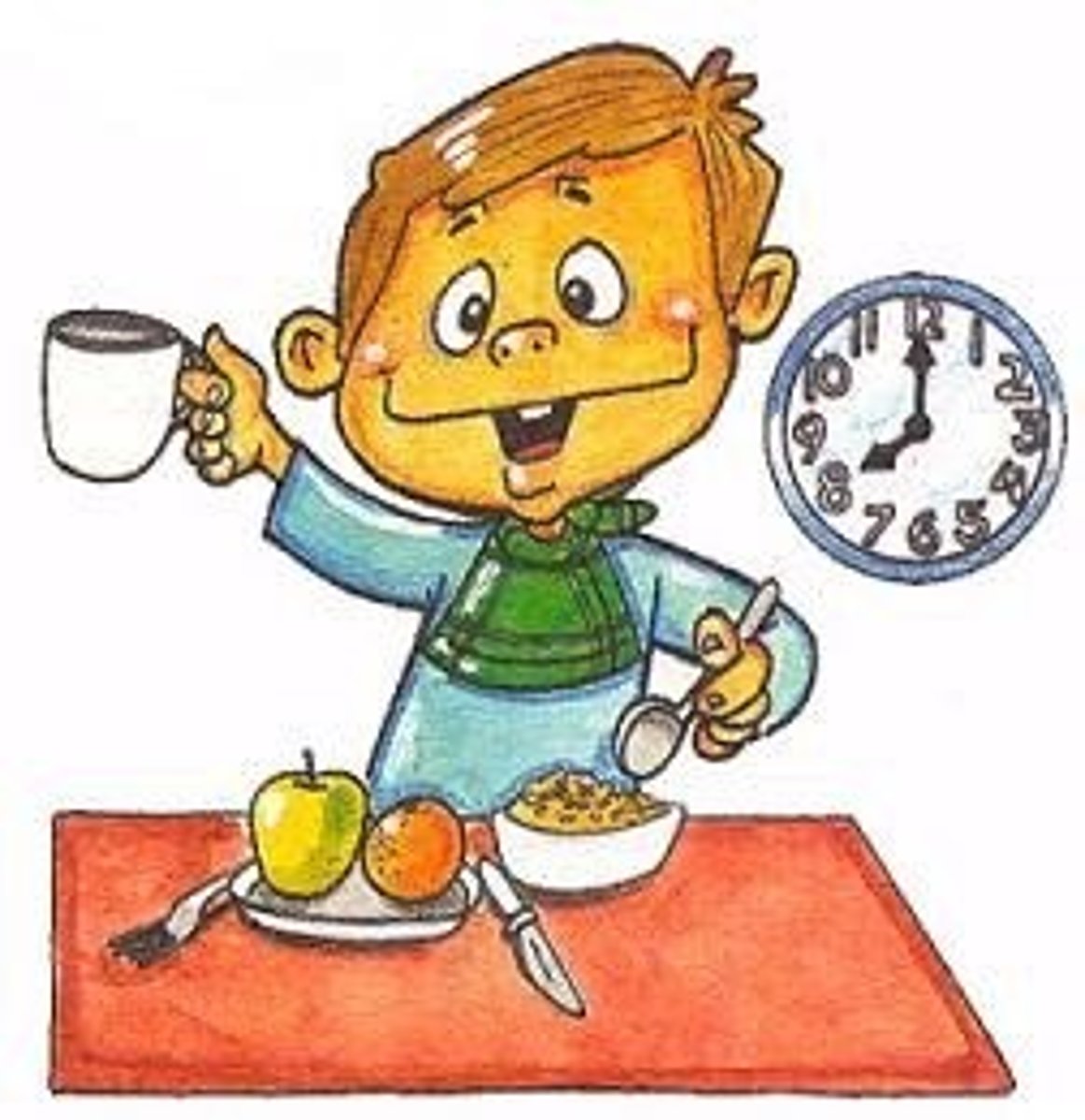 <p>to have breakfast</p>