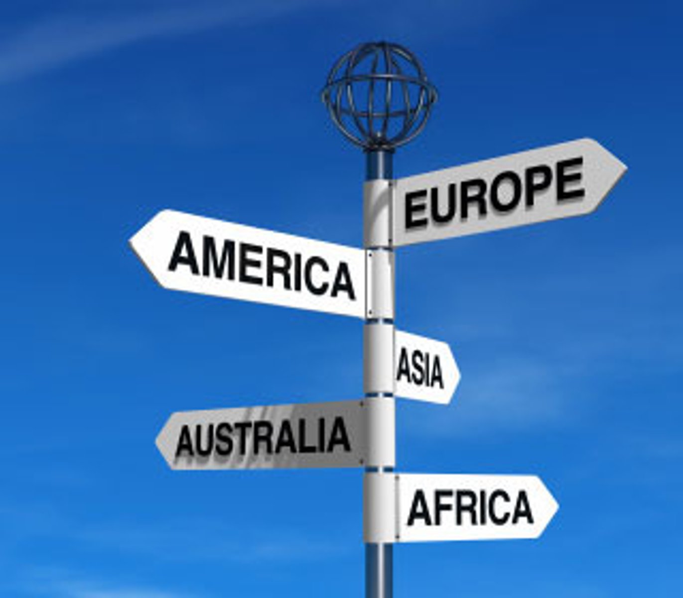 <p>(adjective) in or to a foreign country.</p>