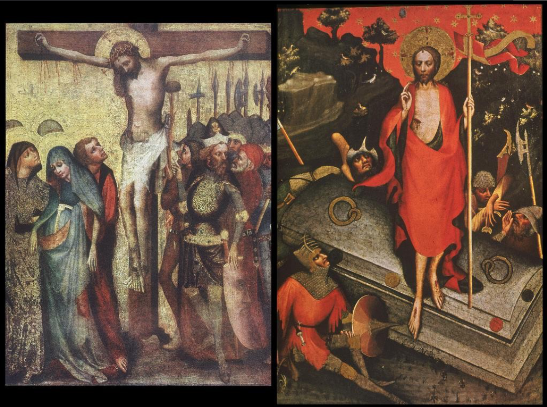 <p>Trebon Master, Trebon Altarpiece, c. 1385-1390</p>