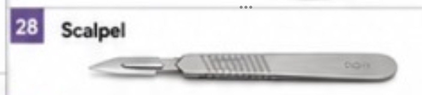 <p>Scalpel</p>