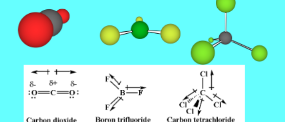 <p>All of the compounds have a dipole moment of ______</p>