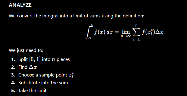 <p>x<sub>i</sub> = a + i*delta x</p>