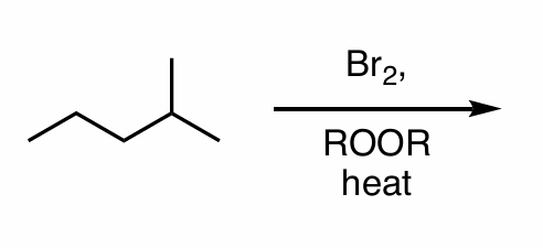 <ol><li><p>What is the product of this reaction? </p></li></ol><ol start="2"><li><p>Show all steps (hint: halogenation) </p></li></ol><p></p>