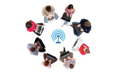 <p>có kết nối với internet</p>