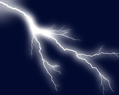 <p>lightning; flash; bolt; thunderbolt</p>
