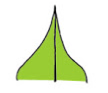<p>name for this shape apex of blade?</p>