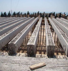 <p>To strengthen the concrete, resist tensile forces, and help prevent cracking.</p>