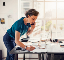 <p>Welche Tätigkeiten passen zu den Berufen auf den Fotos? Wählen Sie aus.</p>