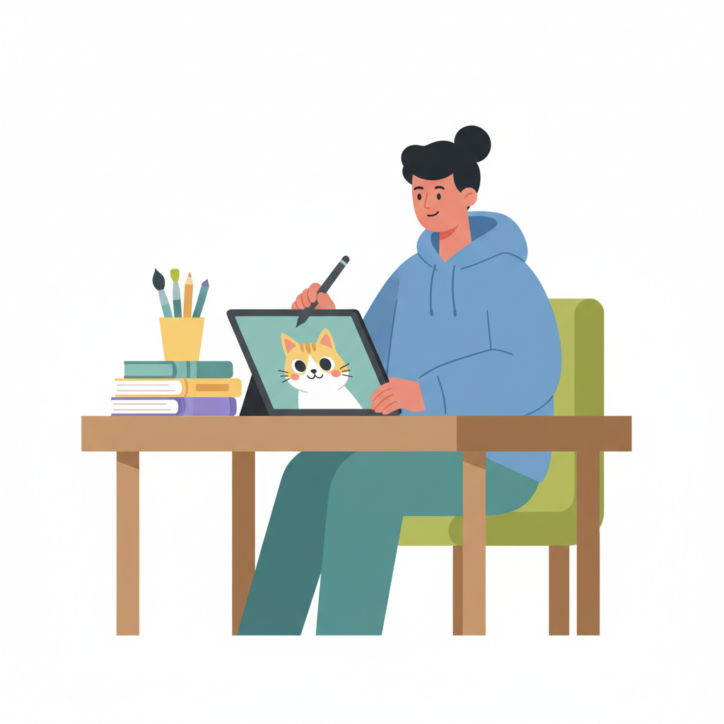 <p>vẽ<br><br>えをかきます。</p>