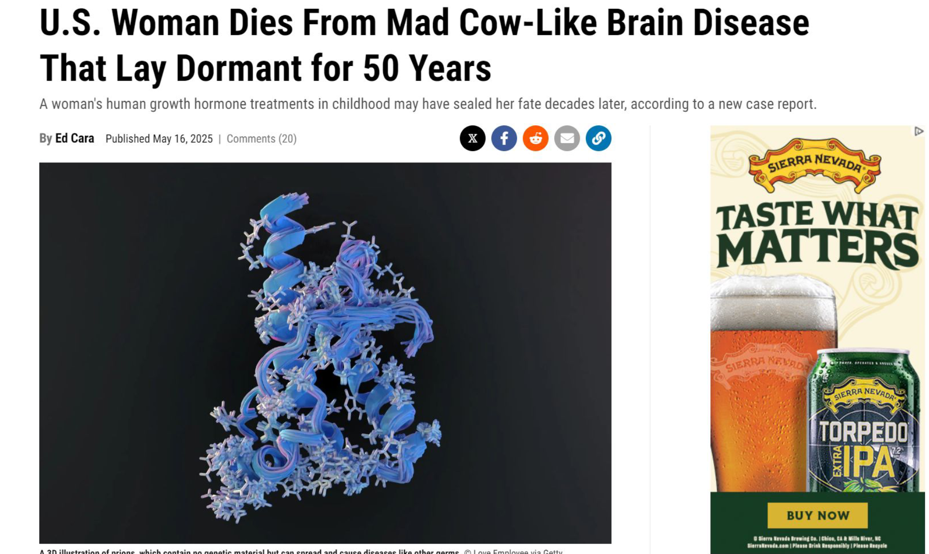 <p>Also known as "mad cow disease," it affects cattle</p>