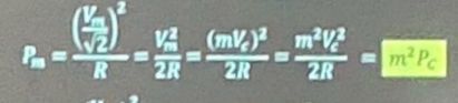 <p>P = m²Pc</p>