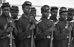 <p>was an African American regiment during the Civil War that played a key role in the attack of Fort Wagner.</p>