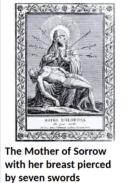 <p>The Seven Sorrows of Mary </p>
