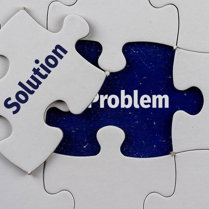 <p>to address a problem</p>
