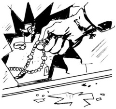 <p>(the) crime</p>