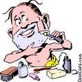 <p>to shave oneself</p>