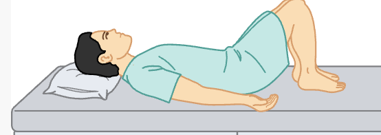 <p><span>the patient is lying flat on the back with knees bent and feet flat on the examination table.</span></p><p><span>used to inspect the head, neck, chest, vaginal, rectal, and perineal areas</span></p><p><span>can be used for digital (using the gloved fingers) exams of the vagina and rectum</span></p><p></p>