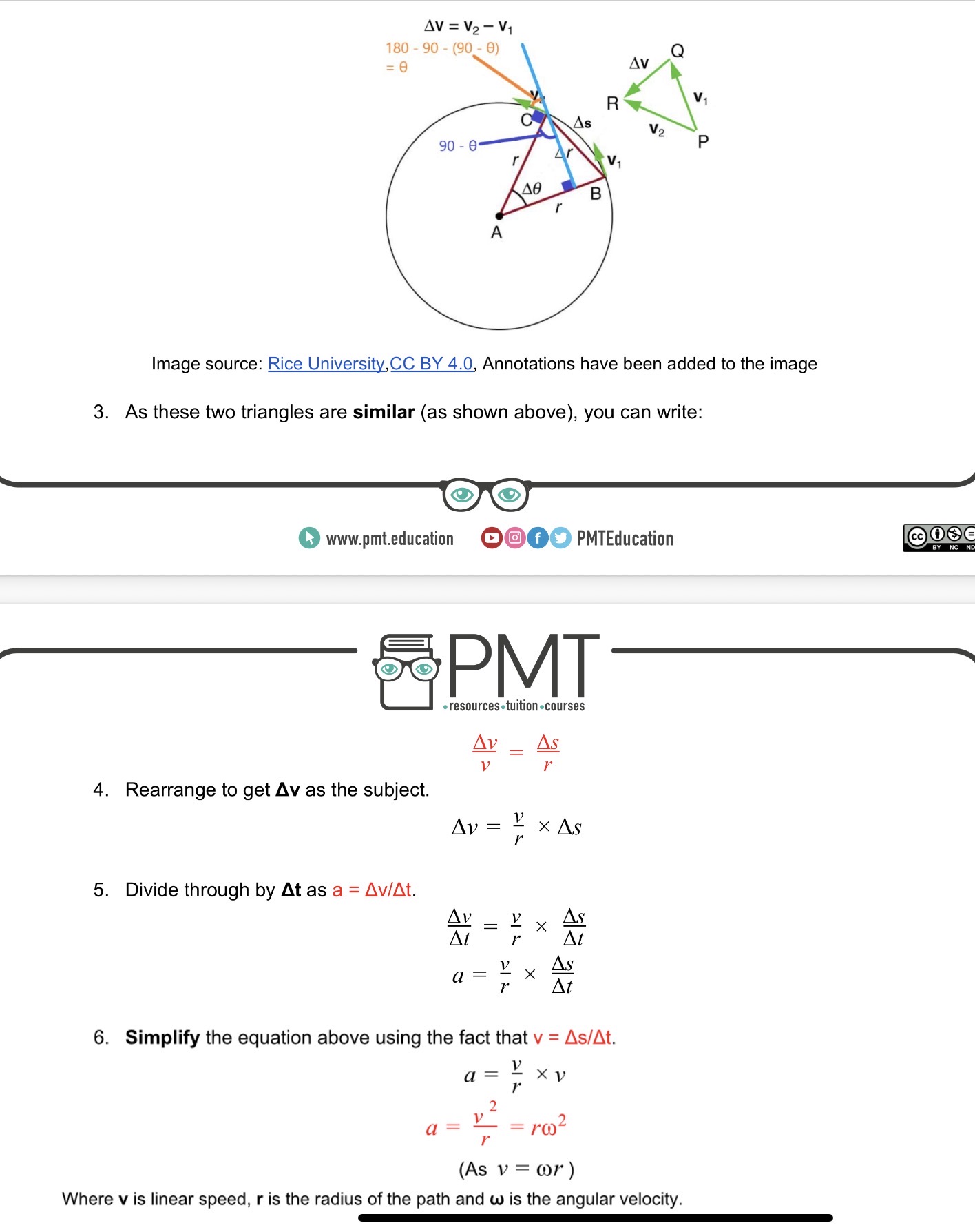 <p>The acceleration experienced by objects moving in a circular path, expressed as $$a = \frac{v^2}{r}$$ or $$a = r\text{ω}^2$$.</p>
