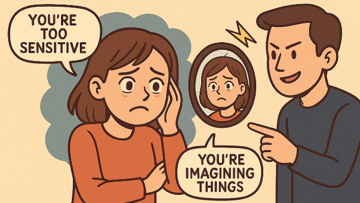<p>A form of psychological manipulation where someone makes you doubt your own sanity, memory, or perception. </p><p class="has-focus">Classic signs include denying things they said, twisting facts, or making you feel like you are "crazy" for reacting to their actions.</p>