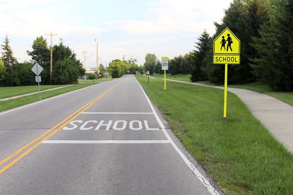 <p>The speed limit is ___ mph within 500 feet of a school while children are outside or crossing the street.</p>