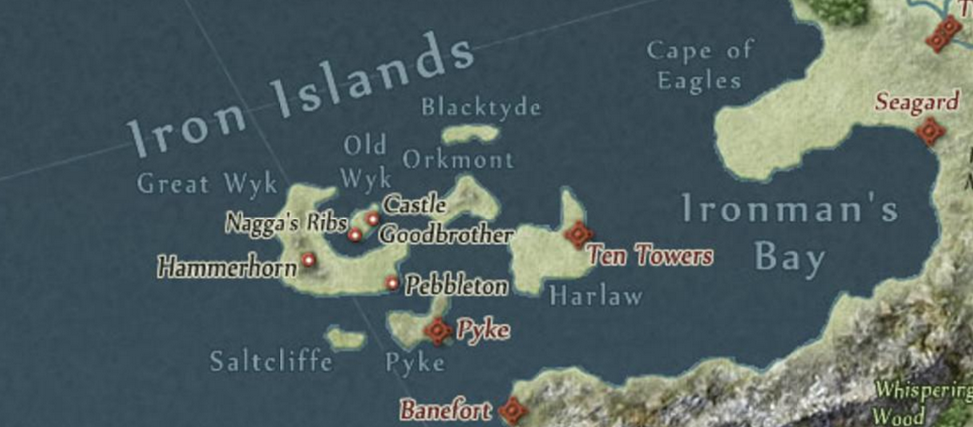 <p>Pyke - Iron Islands - Balon Greyjoy</p>