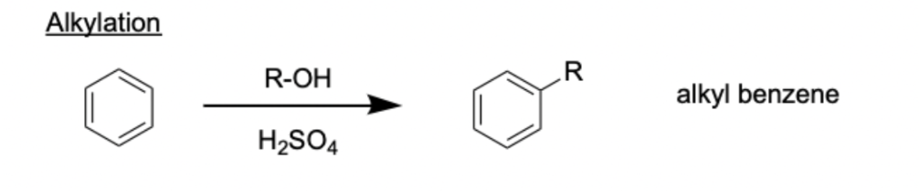 <p>3) R-OH, H2SO4</p>