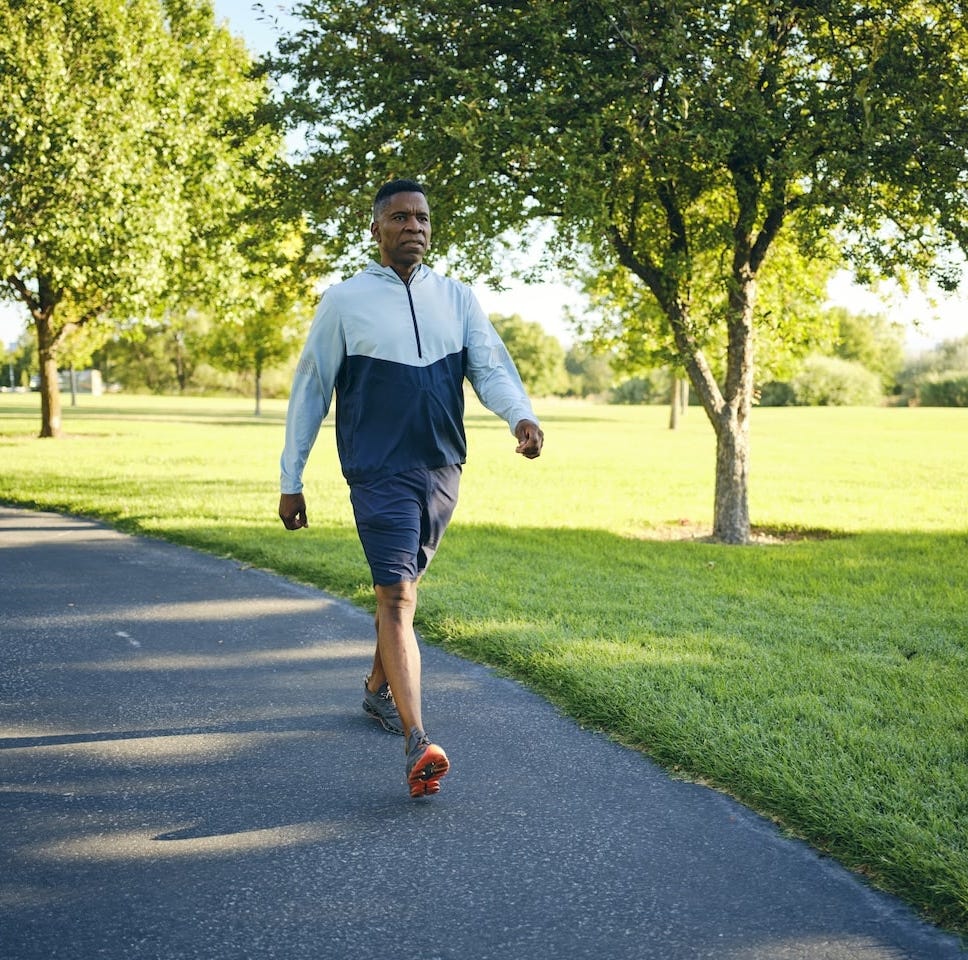 <p>go on foot</p>