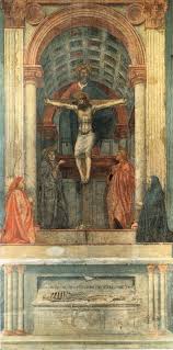 <p><span style="background-color: transparent;">Santa Trinita, <strong>The Holy Trinity</strong>, <em>Masaccio</em>,&nbsp; (Italian Renaissance)</span></p>