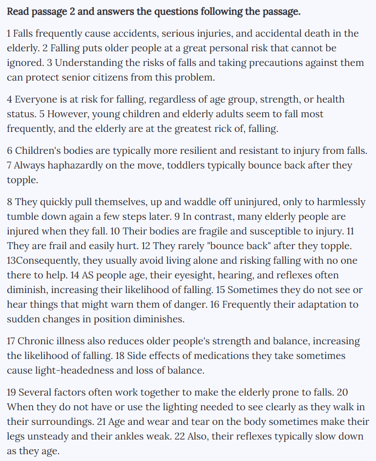 <p>Which sentence, if any, in the last paragraph is missing a verb?</p><ol><li><p>Sentence 20</p></li><li><p>Sentence 19</p></li><li><p>Sentence 21</p></li><li><p>Sentence 22</p></li></ol><p></p>