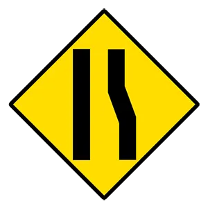 <p>20. THIS SIGN IS USED TO WARN DRIVERS ABOUT:</p>