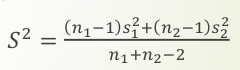 <p>Use t-distribution, dgf either; 𝑛 - 1, 𝑛1</p><p>+𝑛2 - 2, and pooled variance for the difference between two means</p>