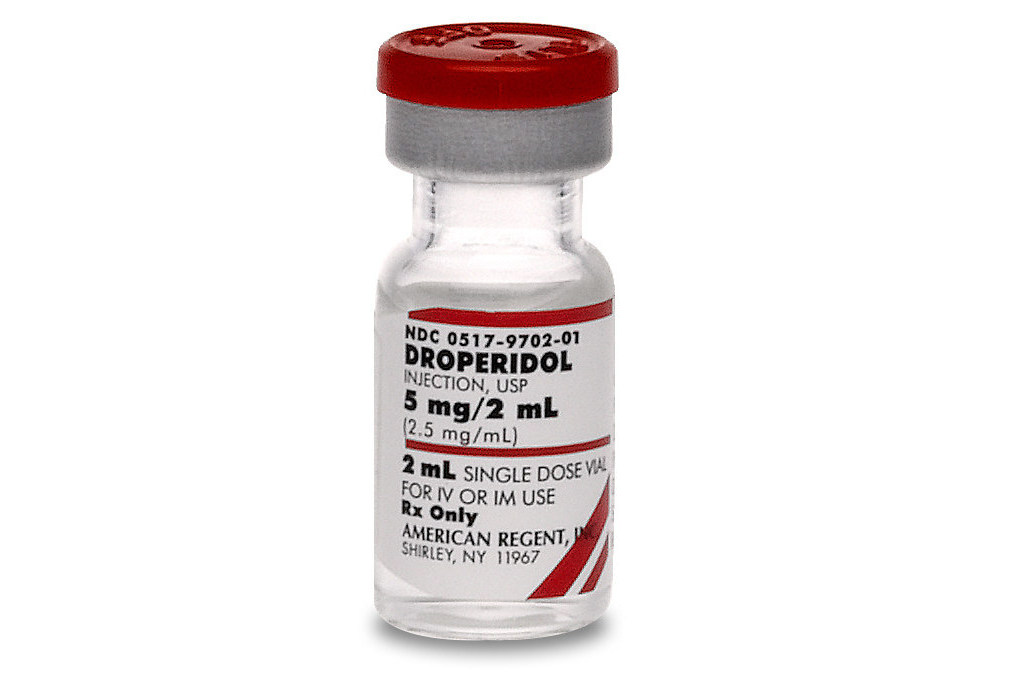 <p>What are the other 2 effects of <strong>Droperidol </strong>aside from hypnotic / sedative / tranquilizer?</p>