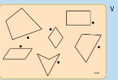 <p>Verzameling van vierhoeken </p>