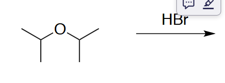 <p>reactions of ethers</p>