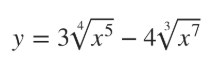 <p>root derivative example</p>