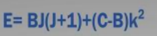 <p>quantum numbers J,k,m</p>