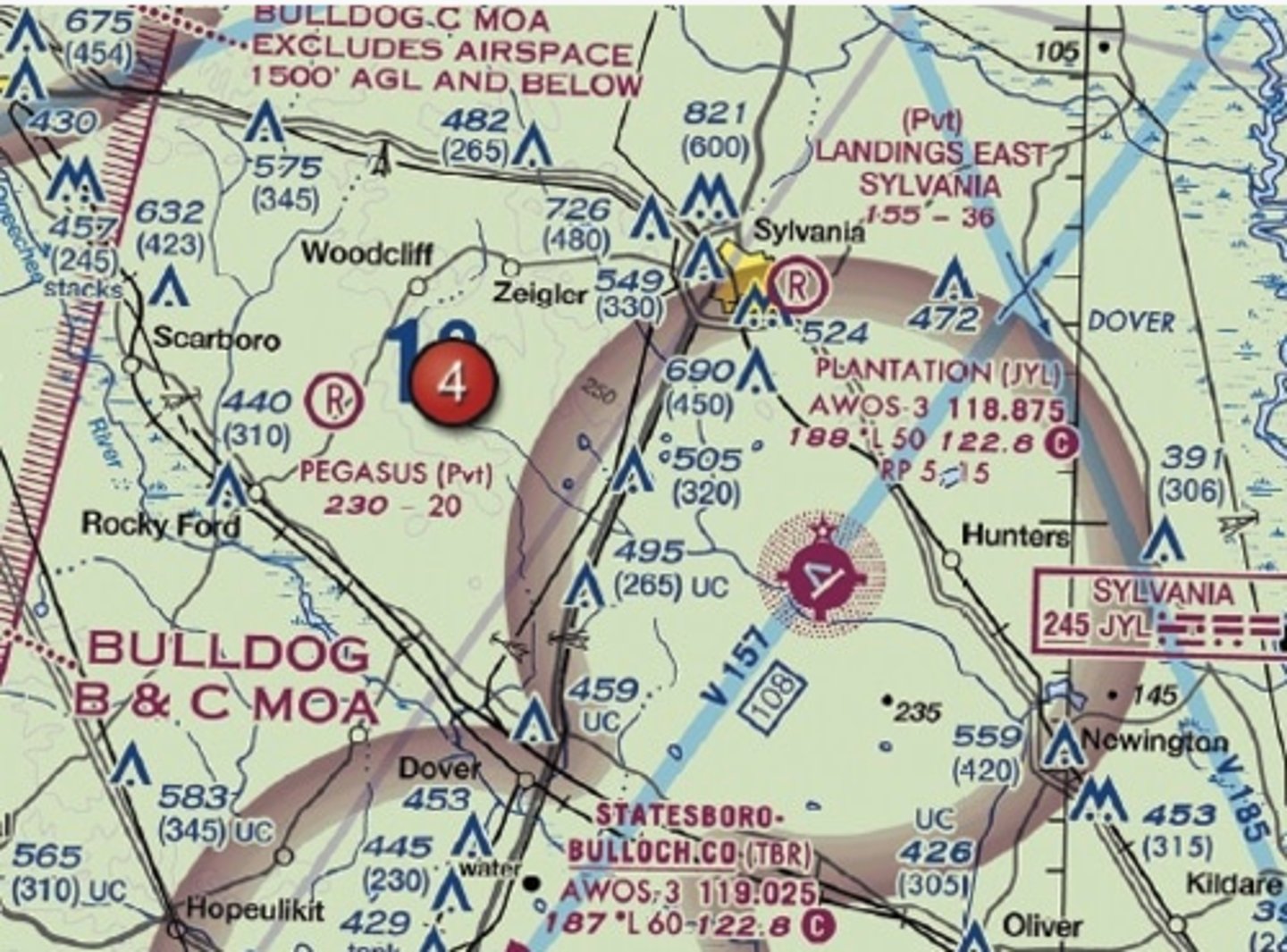 <p>C) 3 statute miles. </p><p>[I think this is trying to confuse the manned aircraft guys because visibility for Class G operations for manned aircraft is 1 mile of visibility and 3 for E airspace (starts at 700ft AGL around Plantation). Part 107 has visibility at 3 SM of visibility.]</p>