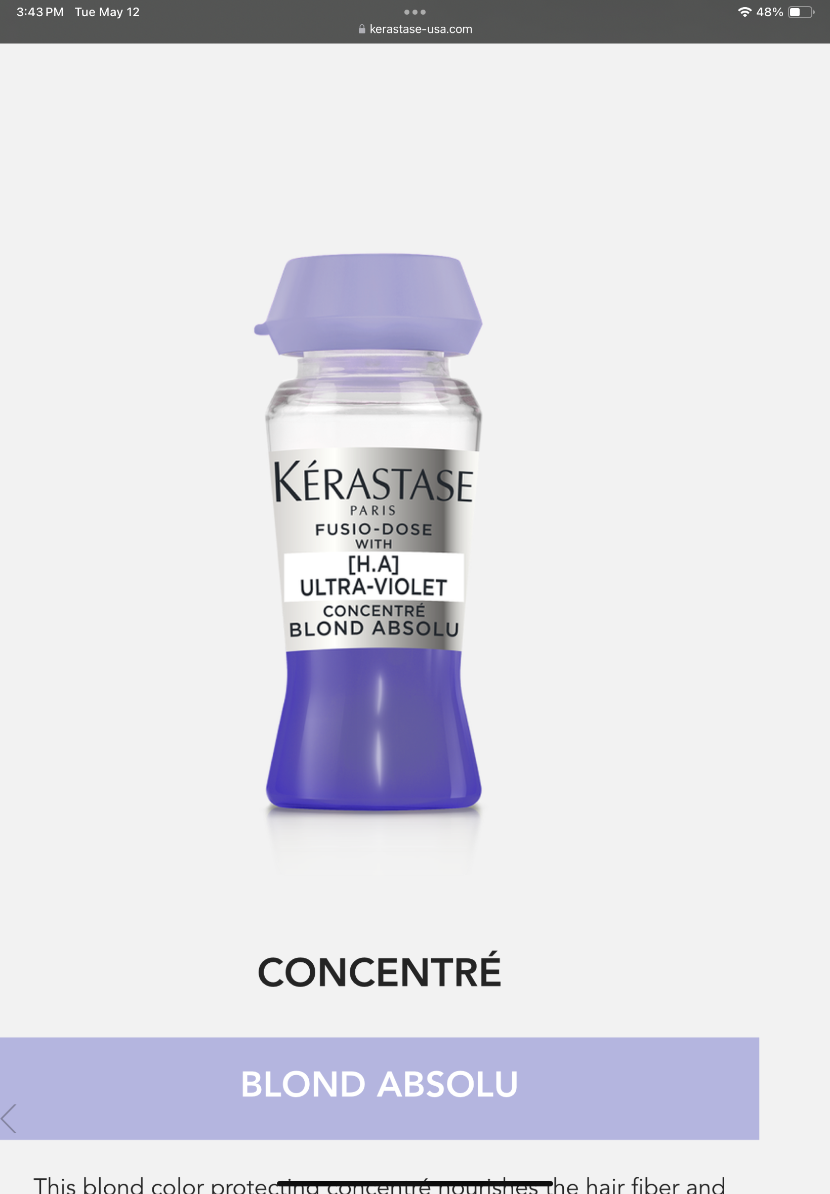<p>Concentré blond absolu</p>