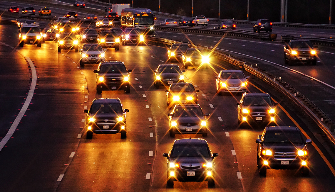 <p>You should your high-beam headlights to low-beam within how many feet of a vehicle you are following?</p>